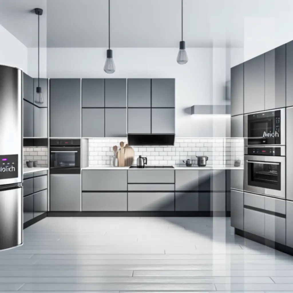 Nowoczesne urządzenie elektroniczne w polskiej kuchni