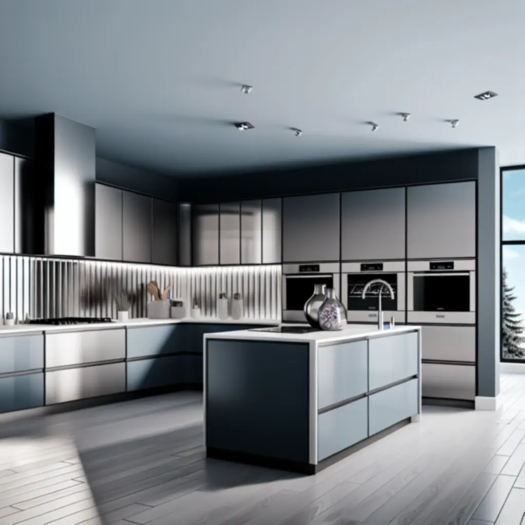 Nowoczesna kuchnia z energooszczędnymi urządzeniami AGD