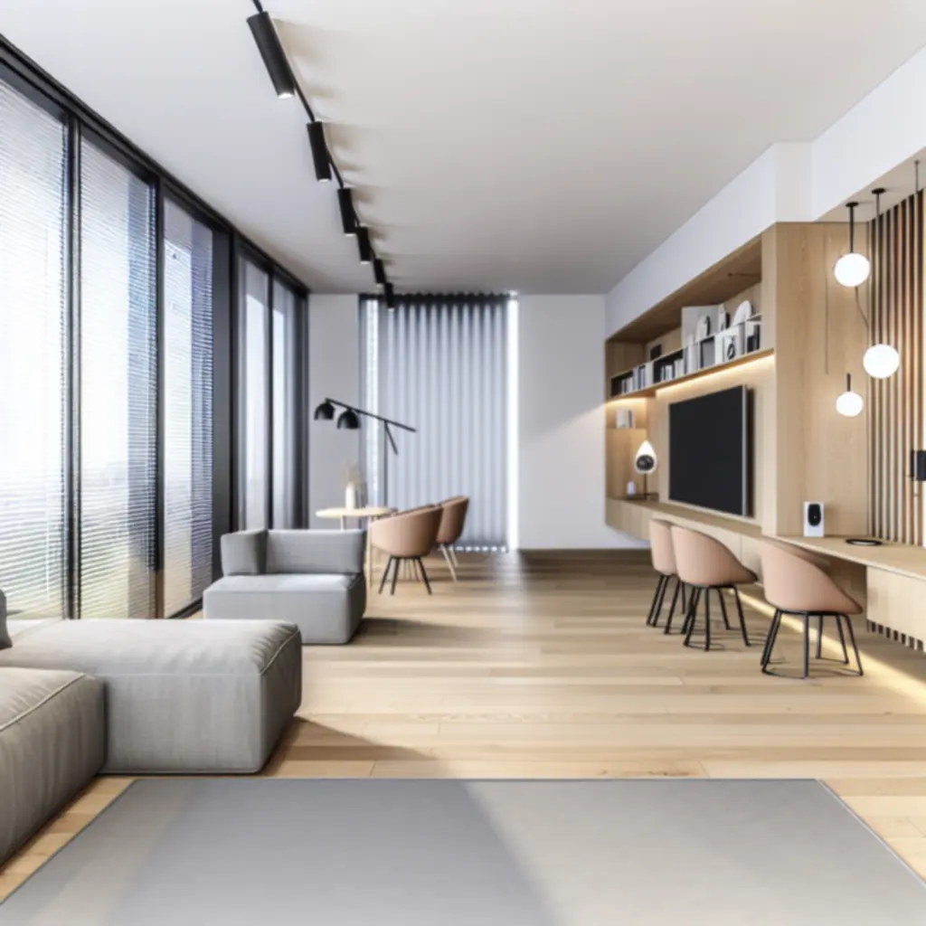 Inteligentny dom z nowoczesnymi urządzeniami